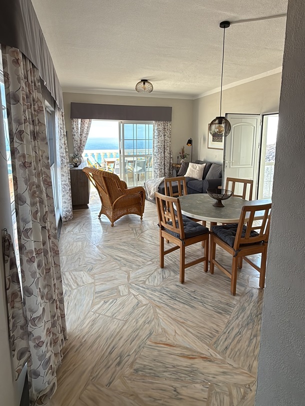 Blick auf den Wohn- & Essbereich