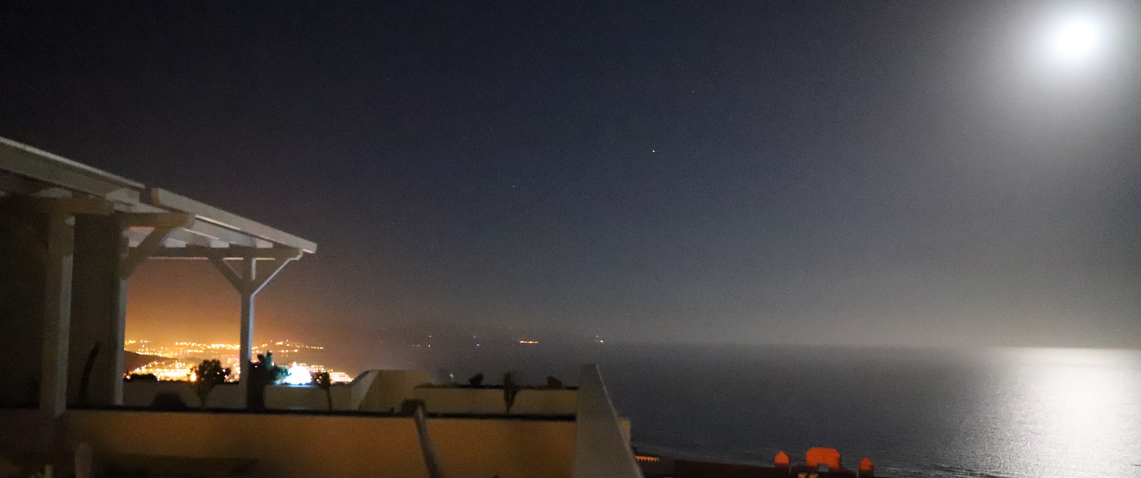 Blick Richtung Costa Calma bei Nacht