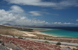 Ausblick über Strand und Lagune